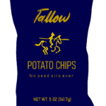 Beef tallow potato chips without seed oil of any kind